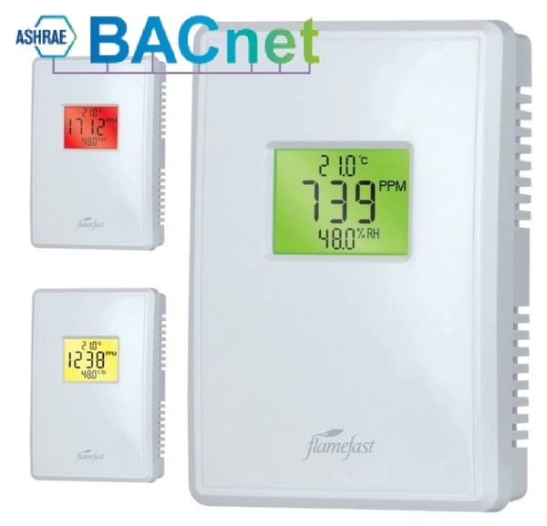 Flamefast CO2 Monitor with BACnet Interface