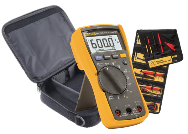 Fluke 117 + Fluke TLK225-1 + Fluke C3003