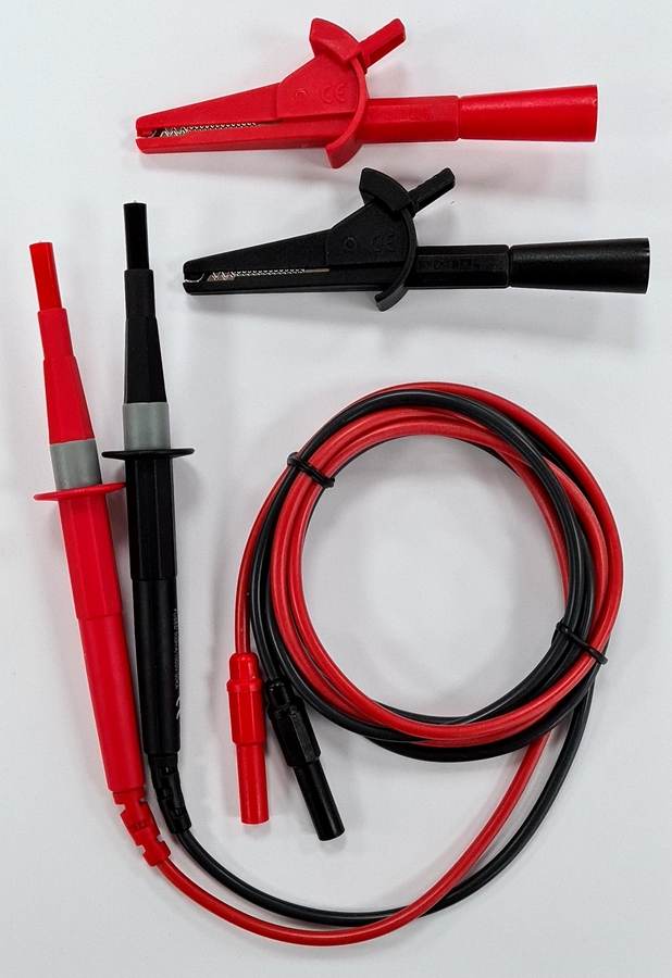 Silvertronic Fused Lead Set with Croc Clips