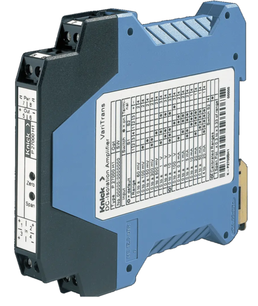 VariTrans P 27000 F1 with Fixed DC mV Ranges