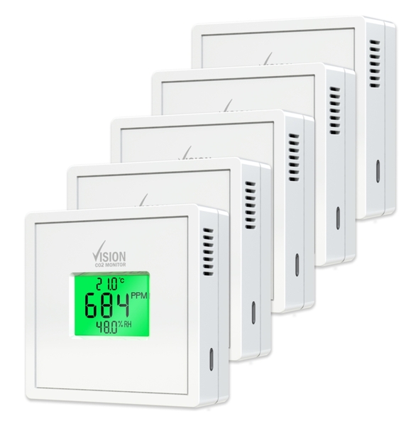 Vision CO2 Monitor - Pack of 5